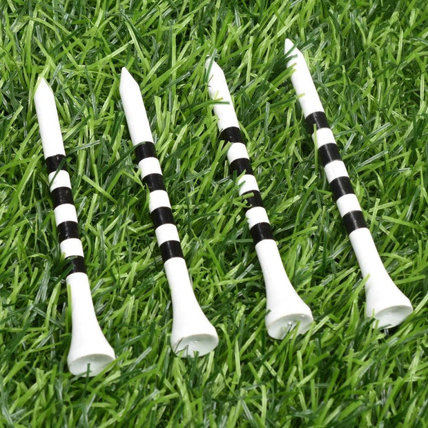 Professional Bamboo Golf Tees With Black Stripe Mark Scale 70mm 83mm Golf Accesories 2 size Golf Bamboo Tee - PRODOTTI TESTATI